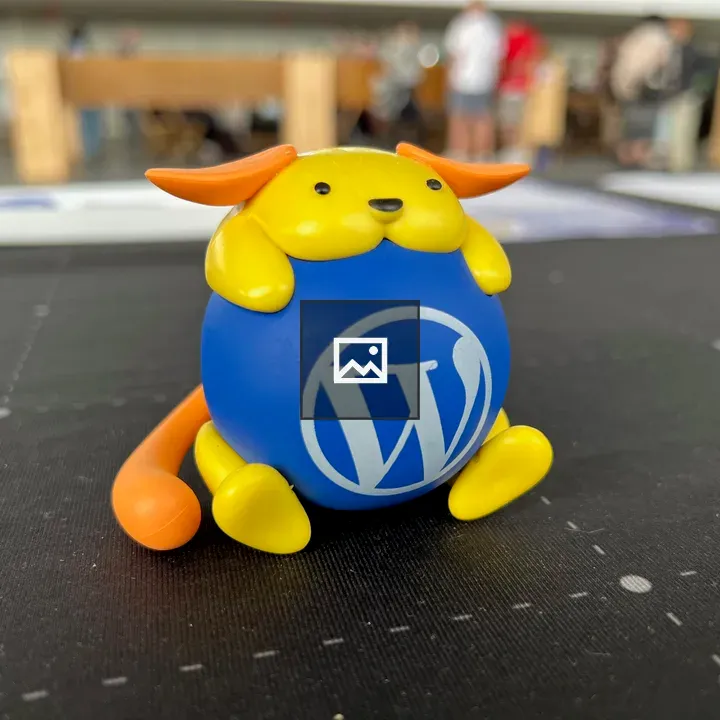 Wapuu Mascot with WordPress Logo