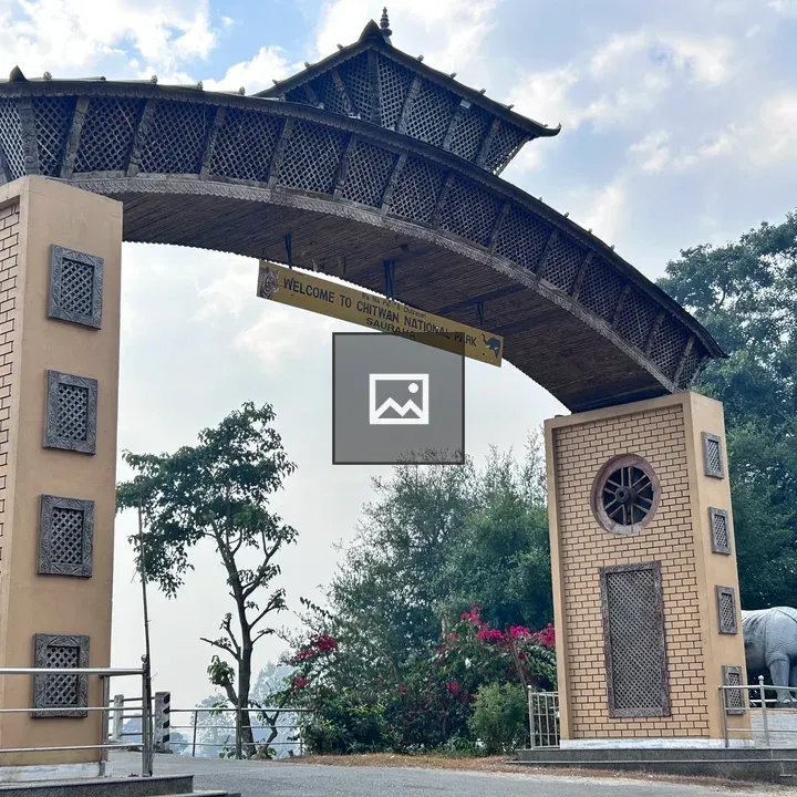 Entrance Gate at Chitwan National Park