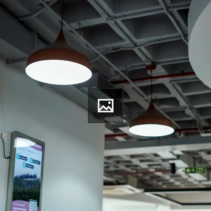 Co working space ceiling lights