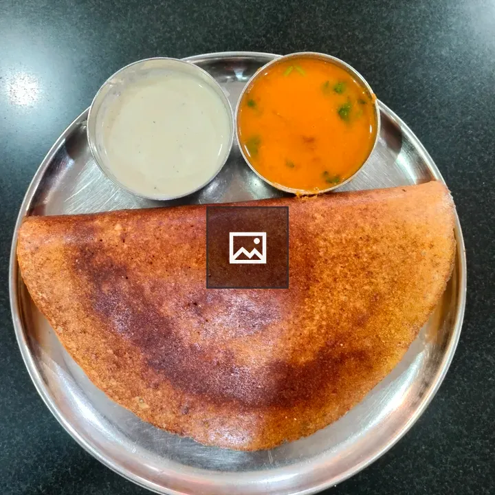 Masala dosa on plate
