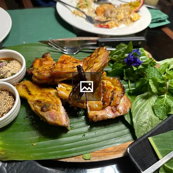 Thai Food on Plate
