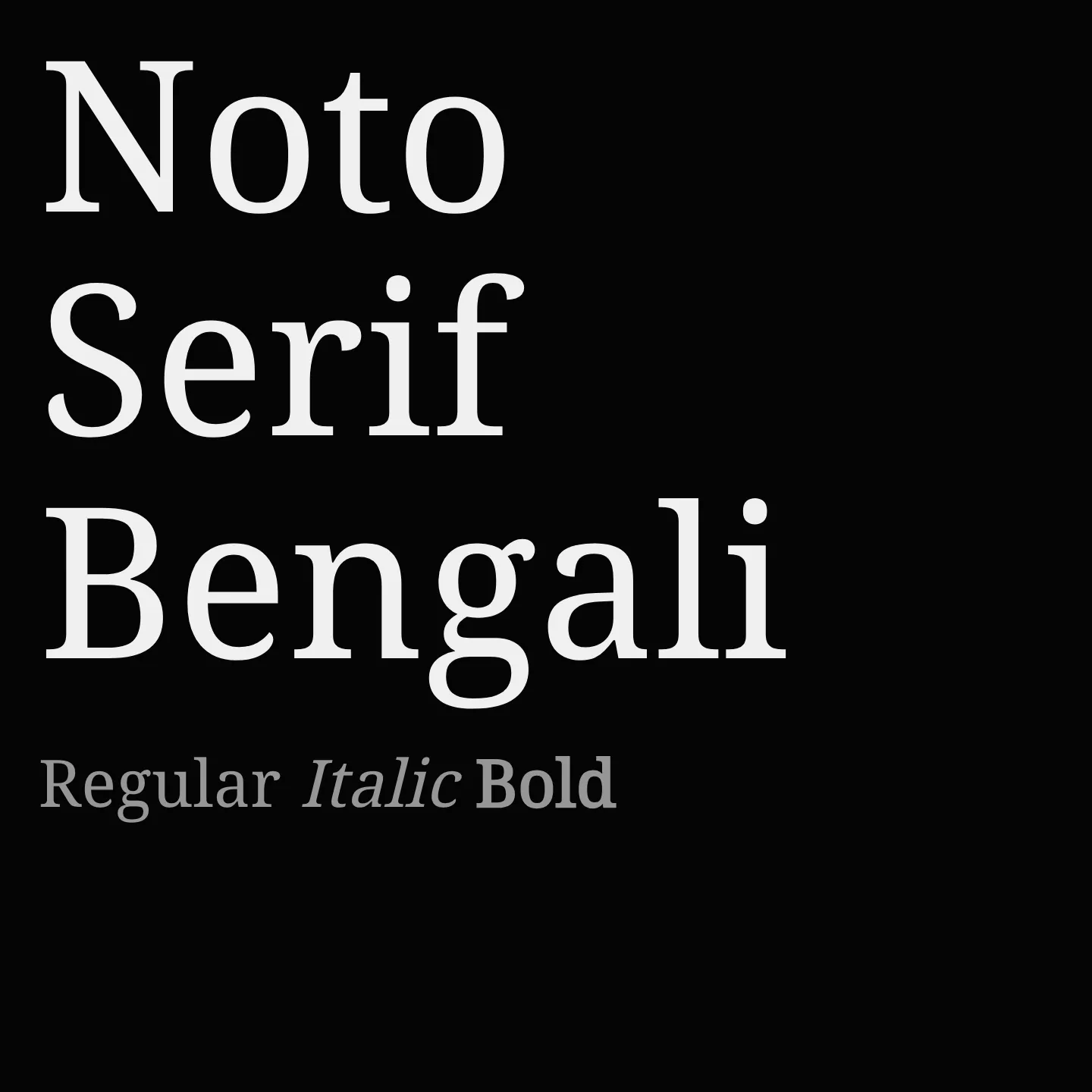 Noto Serif Bengali