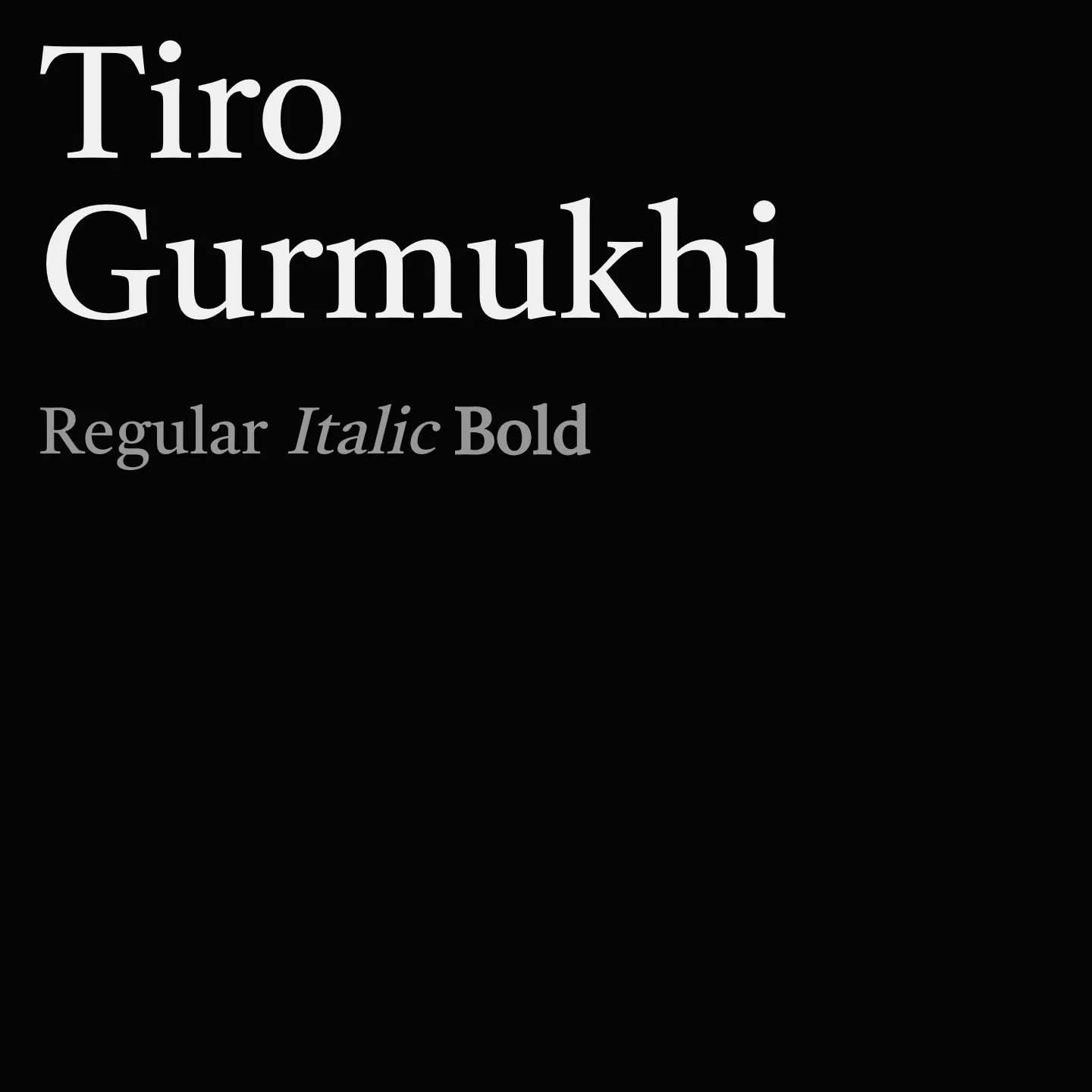 Tiro Gurmukhi