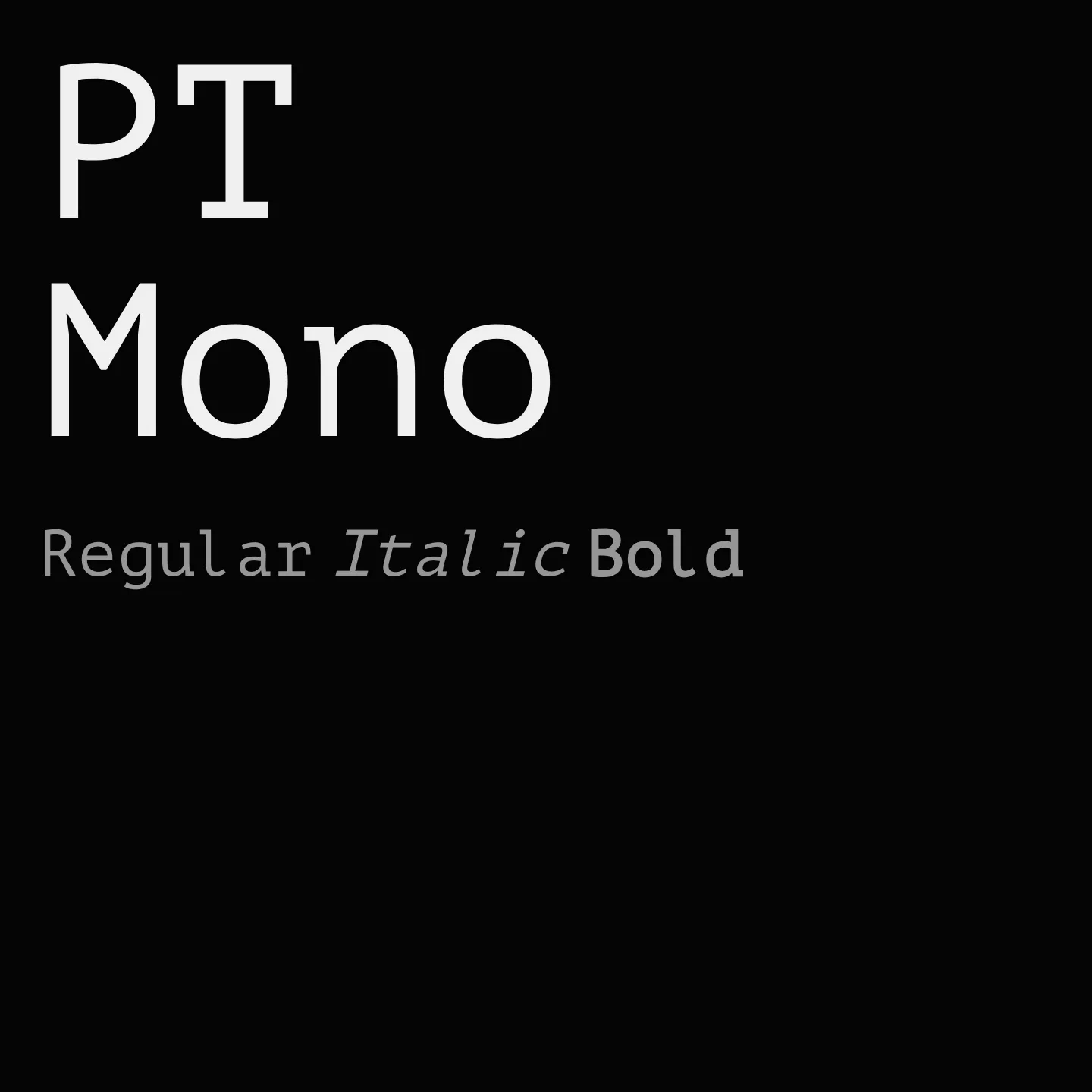 PT Mono
