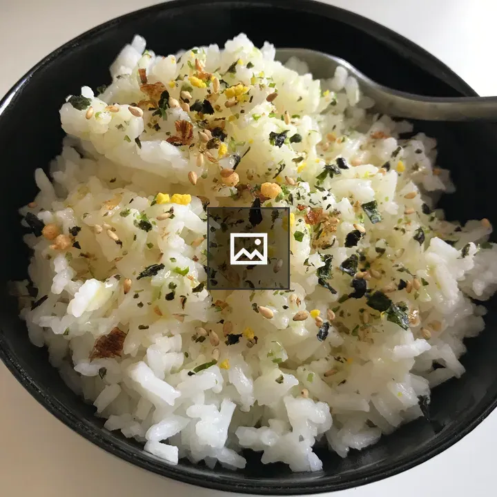 Rice bowl with furikake