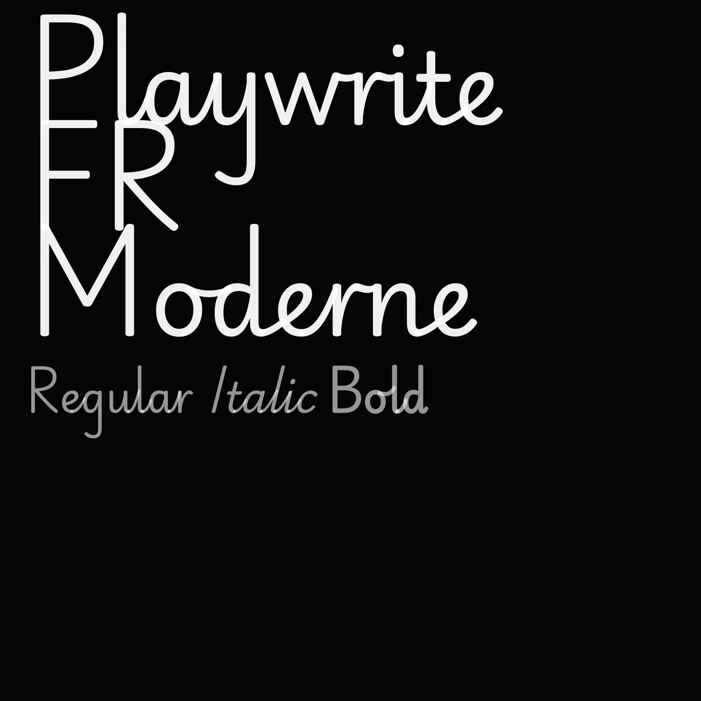 Playwrite FR Moderne