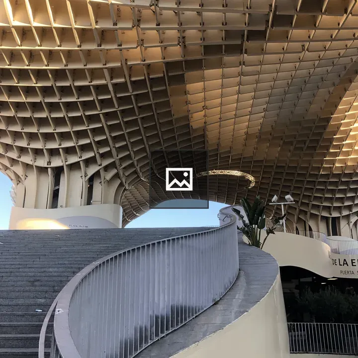 Metropol Parasol stairs in Seville