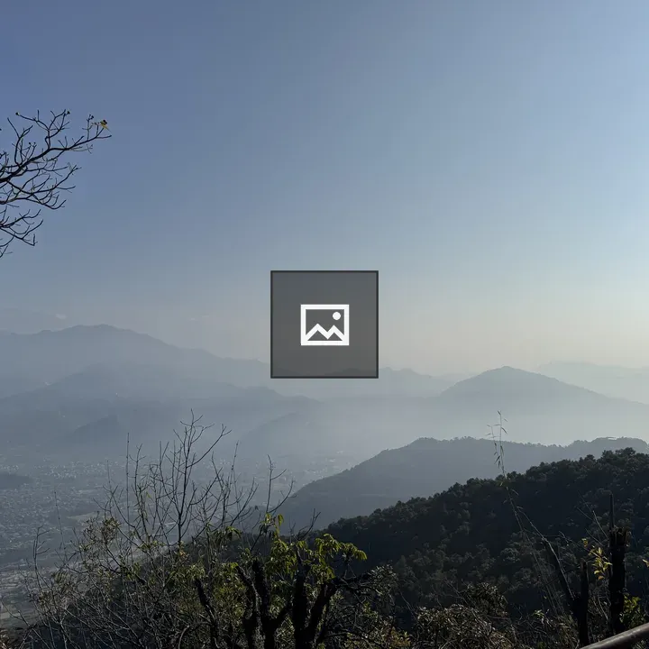 Panorama of Layered Mountains