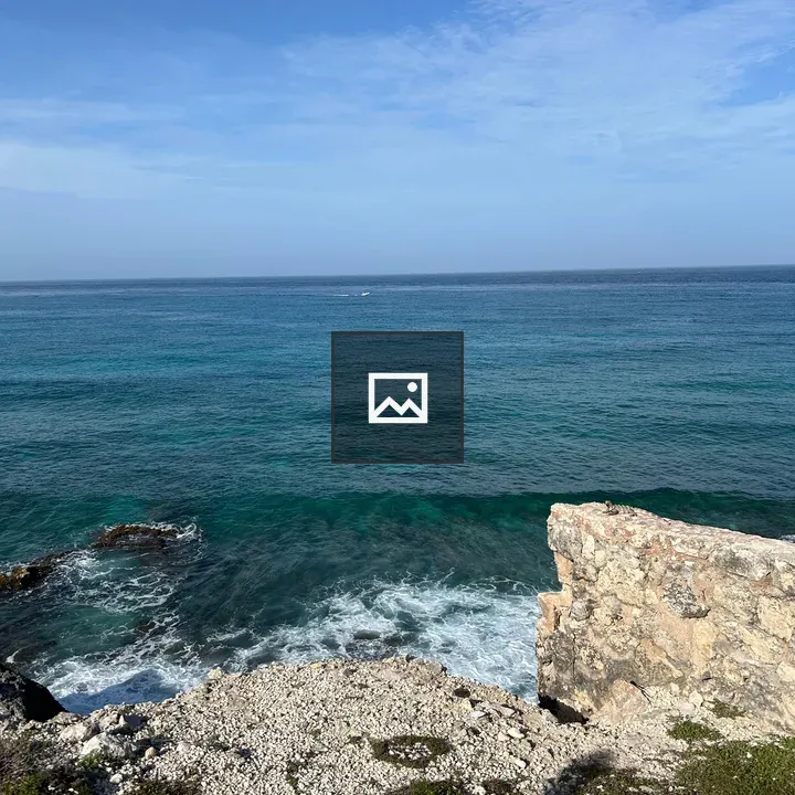 Coastal Turquoise Sea and Stones