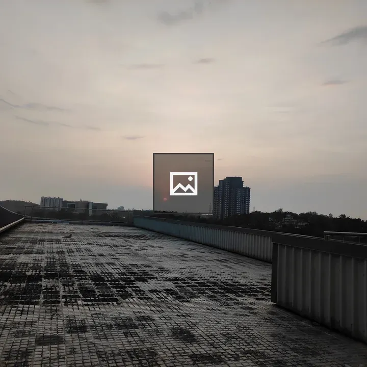Sunset from Building Rooftop