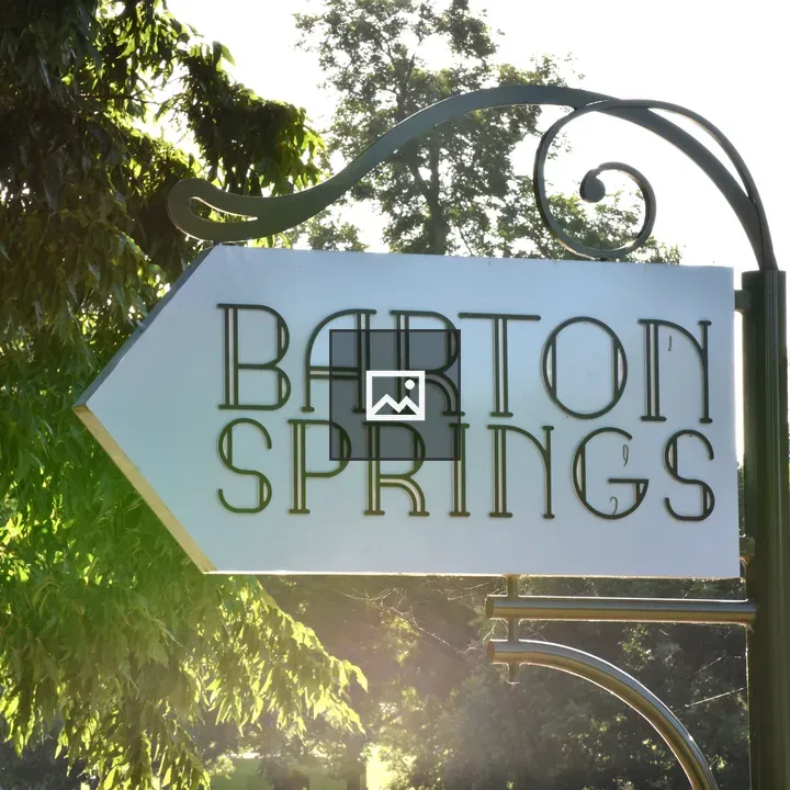 Sign Outside Barton Springs