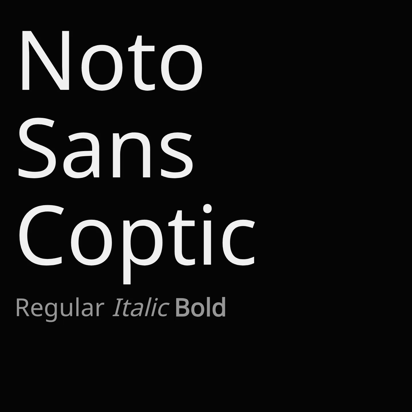 Noto Sans Coptic