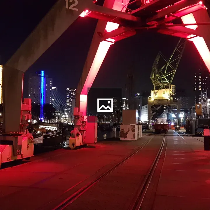 Old harbour at Rotterdam Maritiem Museum
