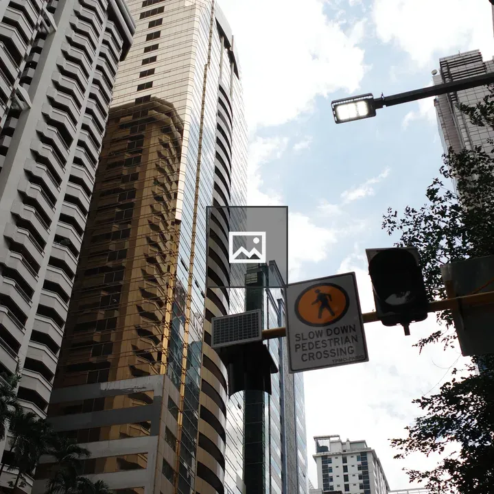 Slow Down Pedestrian Crossing Sign