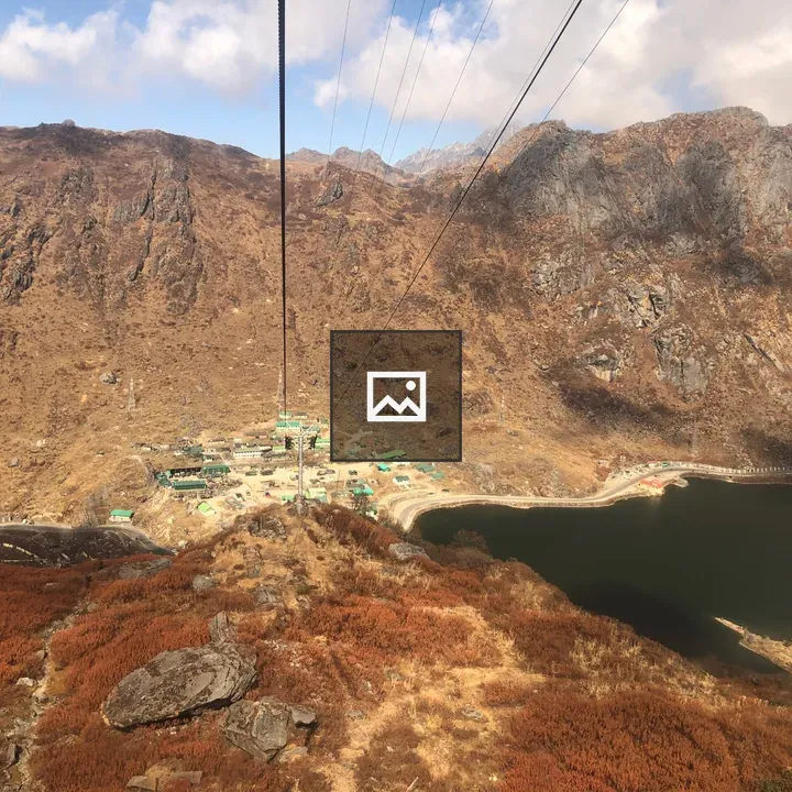Tsomgo Lake View from 1200Ft
