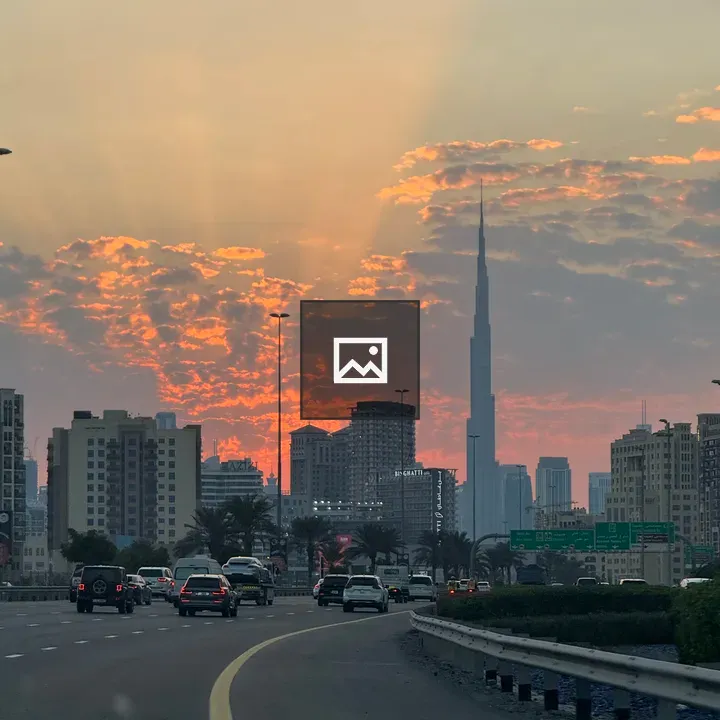 Dubai Sunset Cityscape