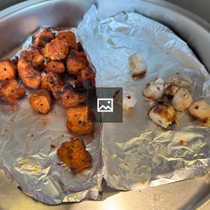 Chicken tikka and kebabs platter
