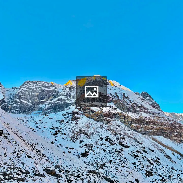 Snow-Covered Mountain Range