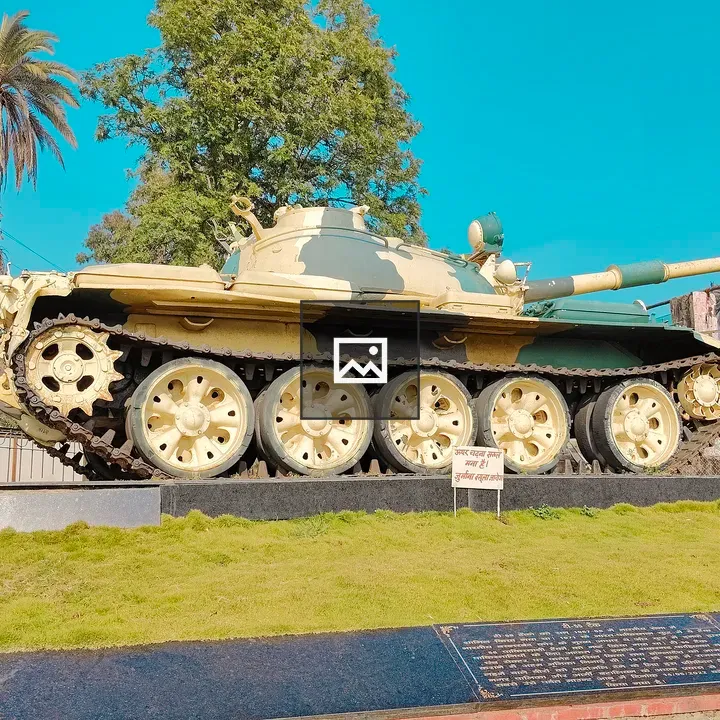 Tank in the park
