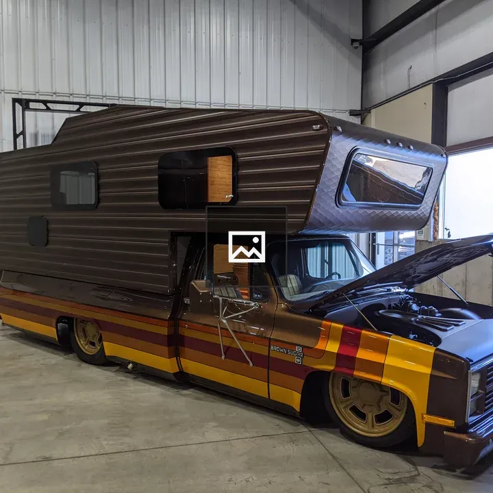 Heavily Modified Camper Truck