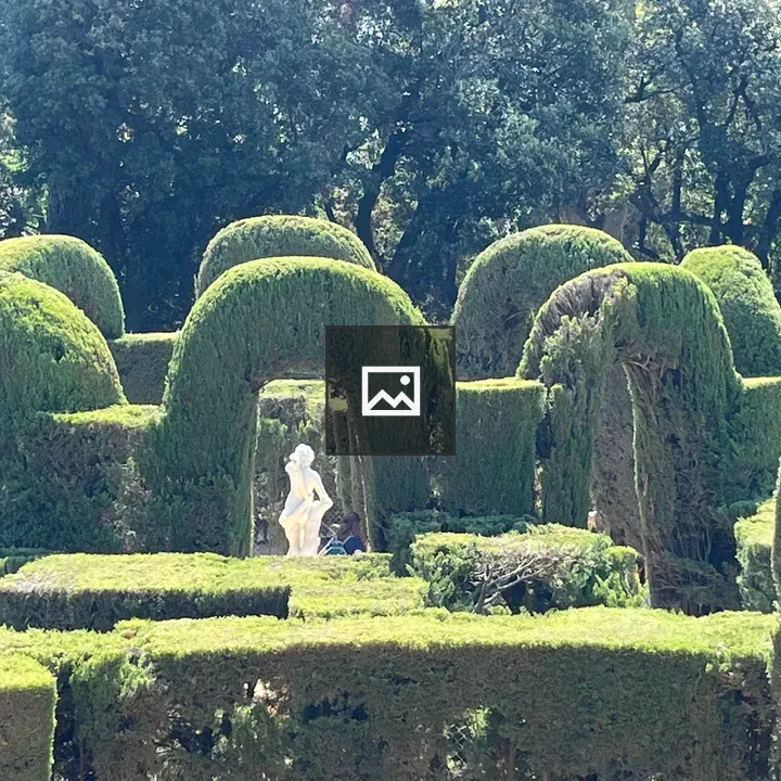 Art maze in Barcelona