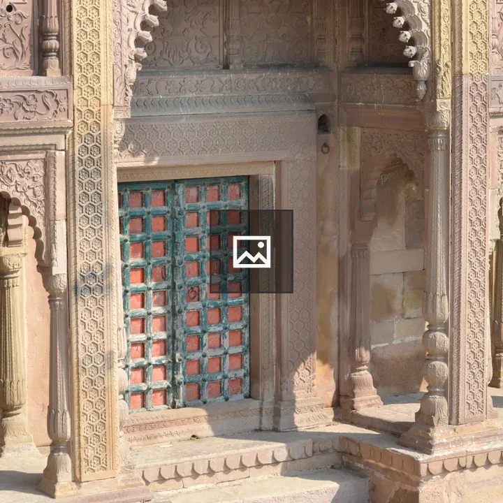 Pillars and Door of Traditional Craft