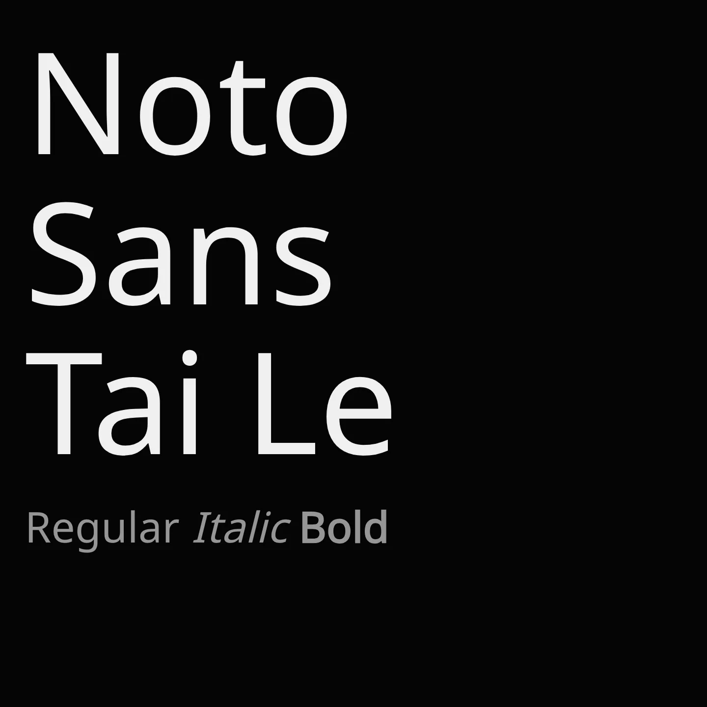 Noto Sans Tai Le