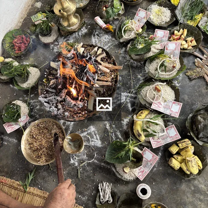 Ceremonial Fire Setup