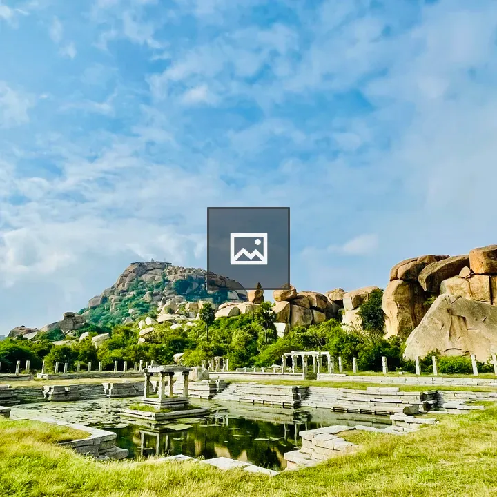 Ancient pond in Hampi