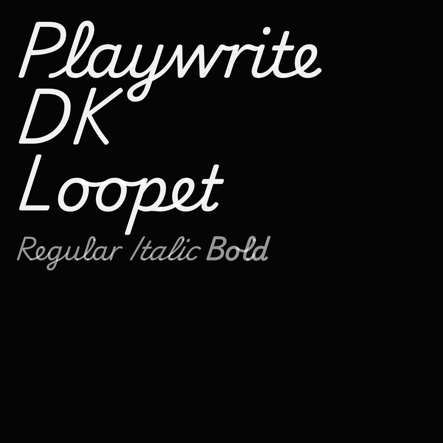 Playwrite DK Loopet