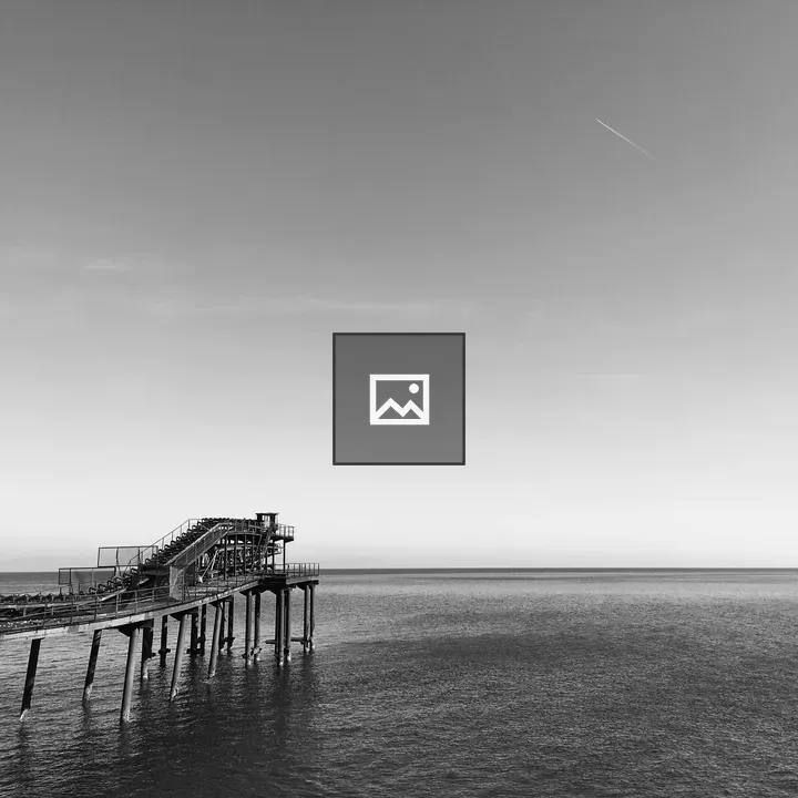 Black and White Pier at Rio Marina