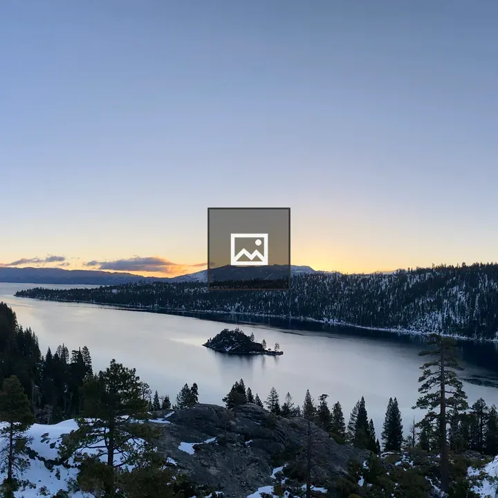 Emerald Bay Winter Vista