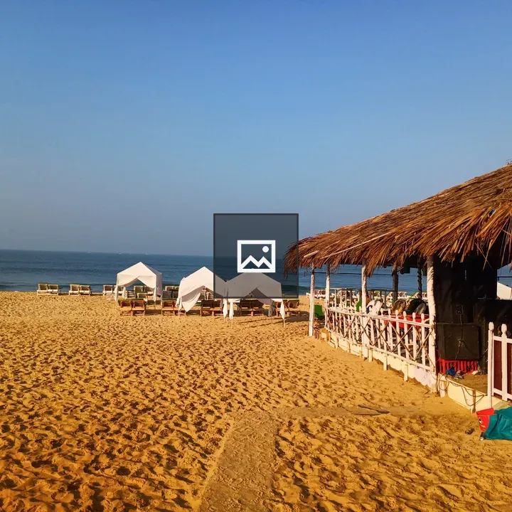 Beach shack at Baga Beach