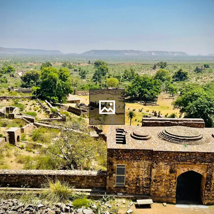 Ruins at Bhangargh Fort