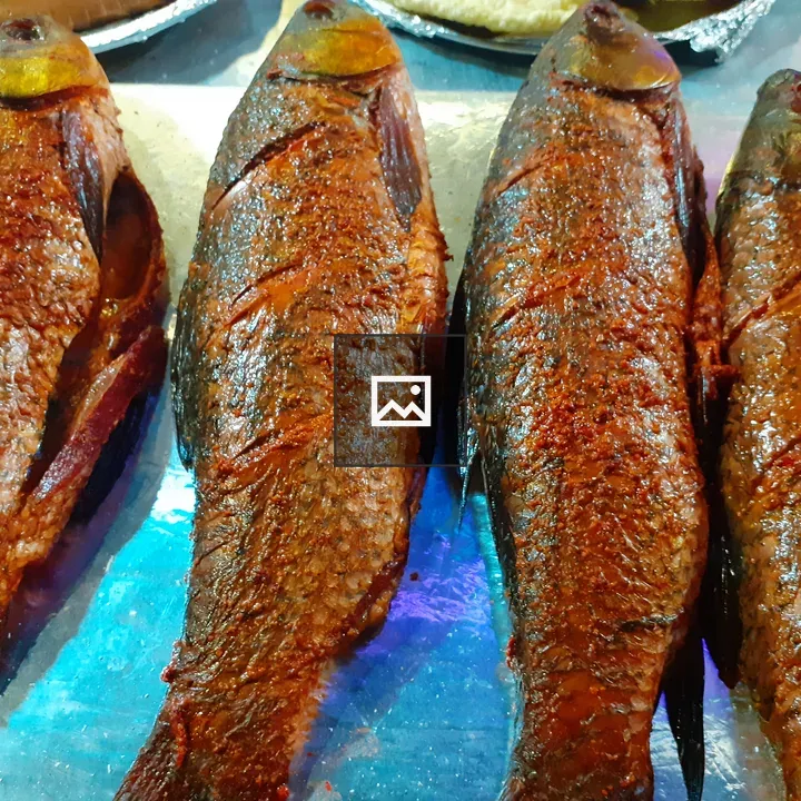Local fish awaiting fried