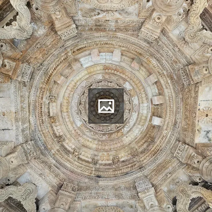 Sun Temple ceiling carvings