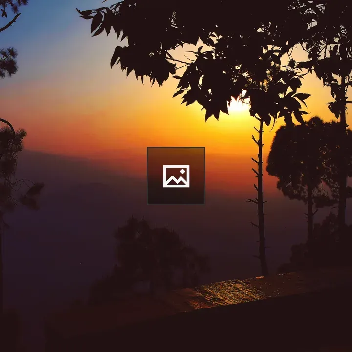 Sunset near Kasardevi Temple
