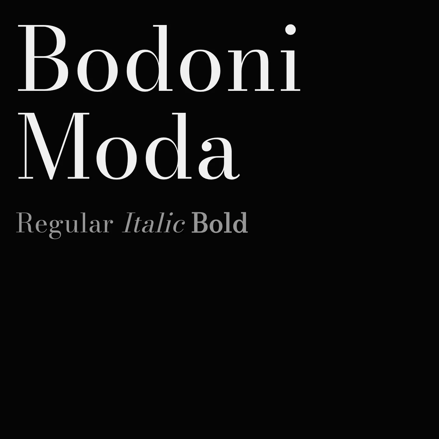Bodoni Moda
