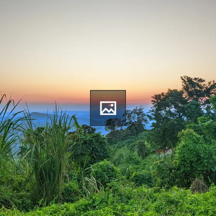 Sunset View from the Hill Point
