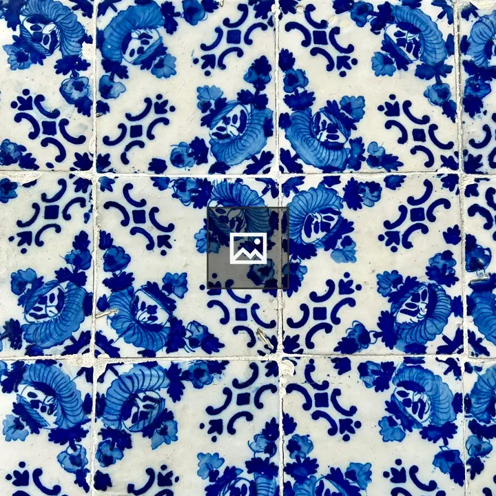 Portuguese blue tiles