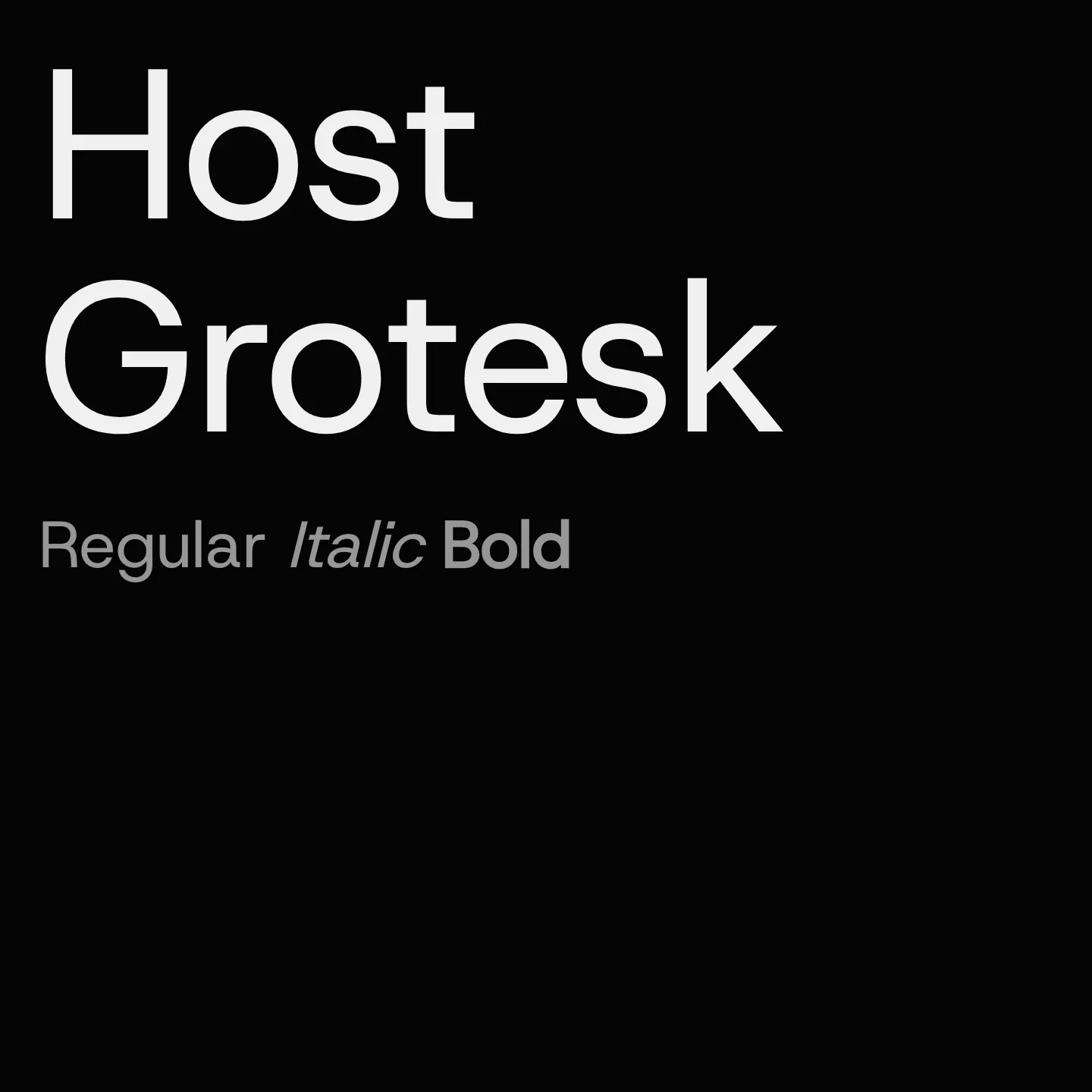 Host Grotesk