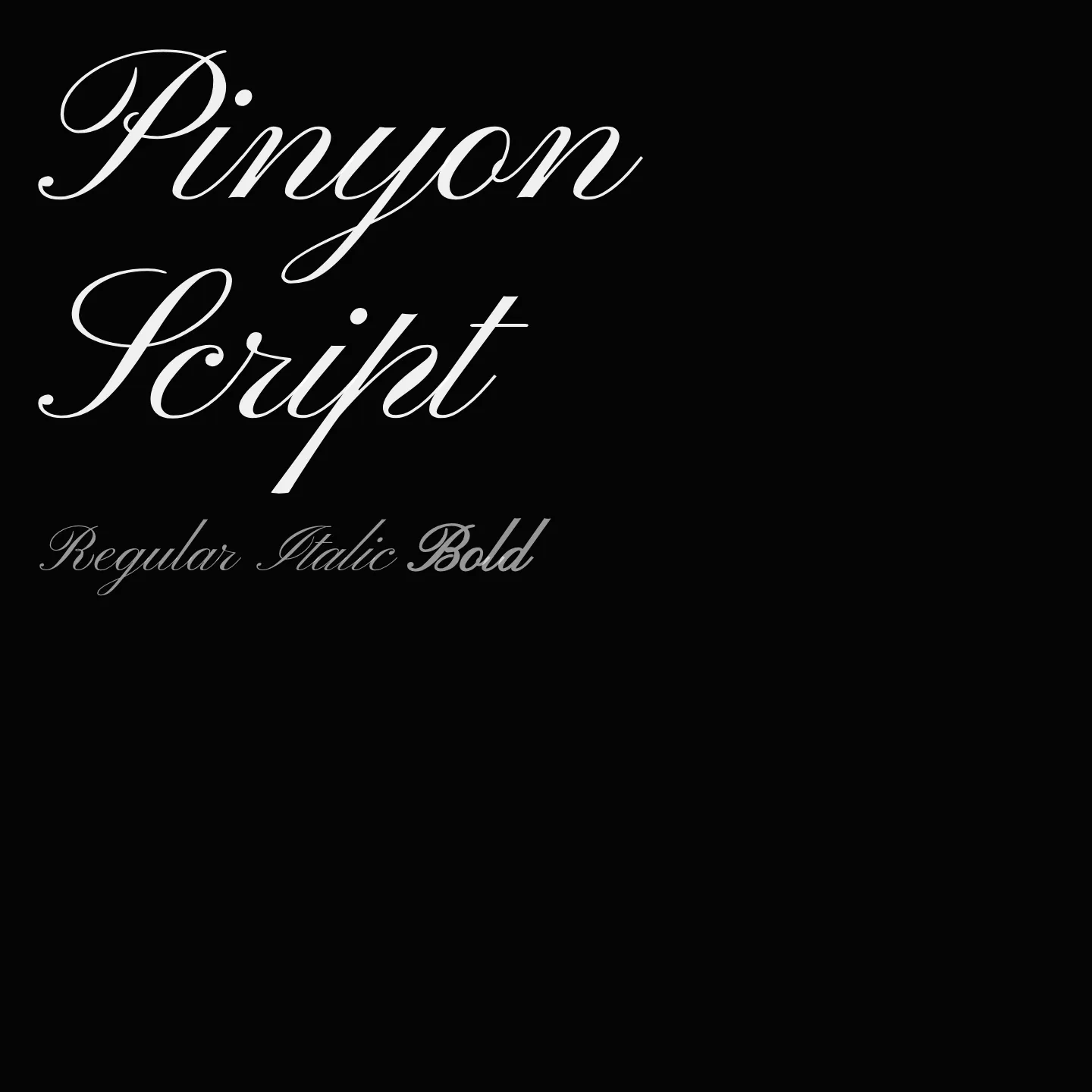 Pinyon Script