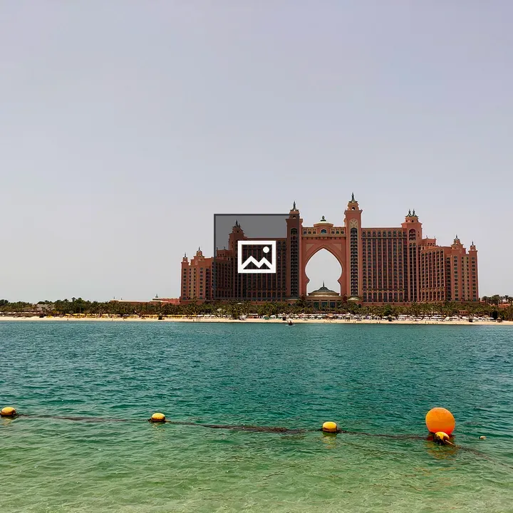 Atlantis, The Palm from Beach Side
