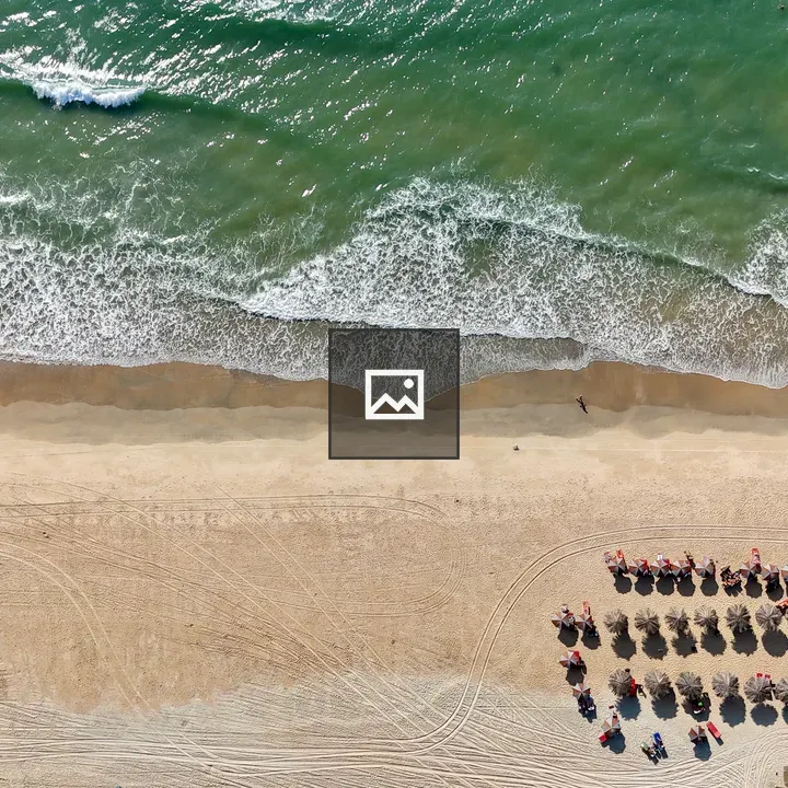 Aerial Beach View at Cavelossim, Goa