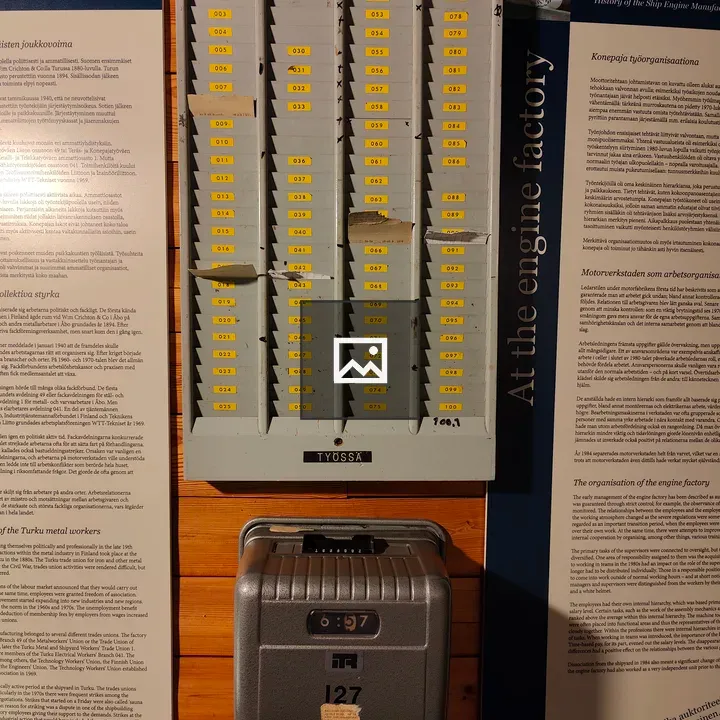 Old-fashioned Punch Clock
