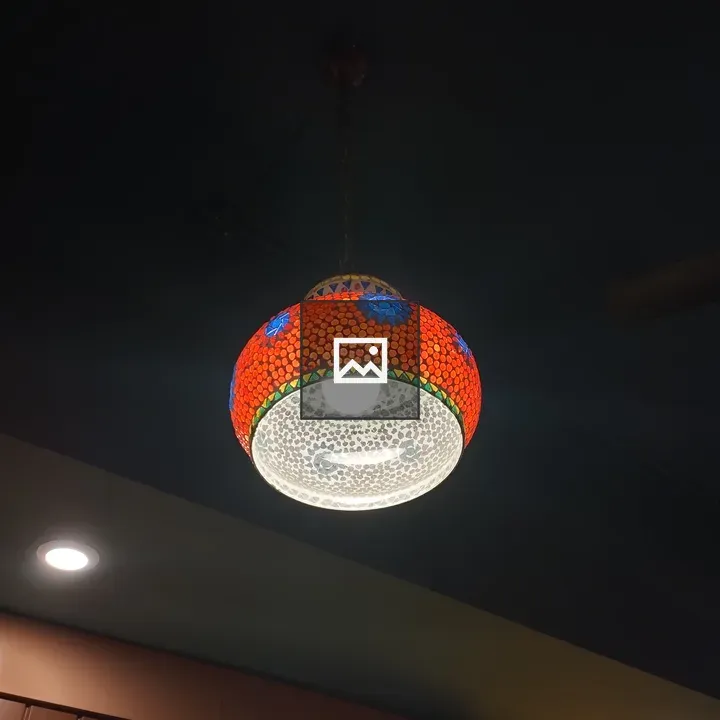 Mosaic ceiling lamp