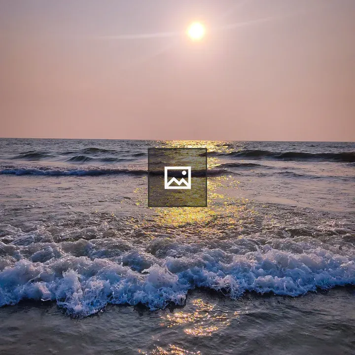 Calicut Beach Sunset Waves
