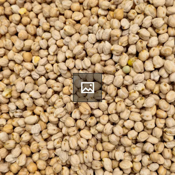 White chickpeas in a pile