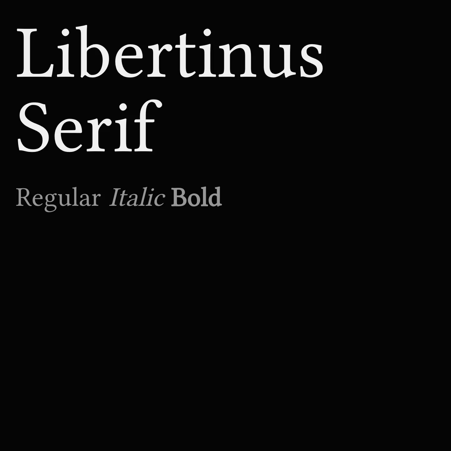Libertinus Serif