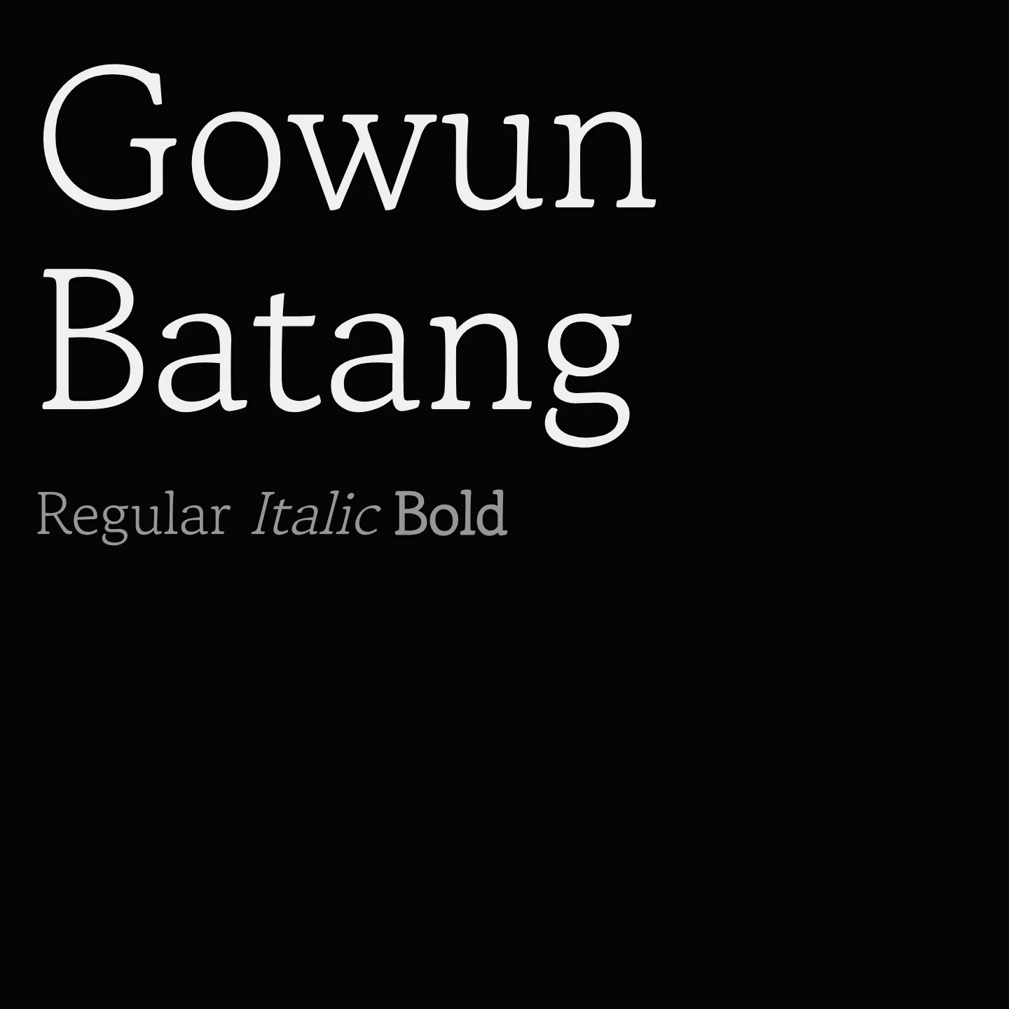 Gowun Batang